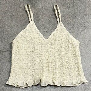 Elegant Cream Women's Top